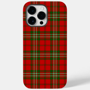 Scott tartan red green plaid Case-Mate iPhone 14 pro max case