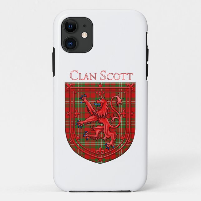 Scott Tartan Scottish Plaid Lion Rampant Case-Mate iPhone Case (Back)