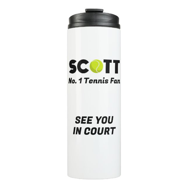 Scott Tennis Thermal Tumbler (Front)
