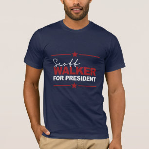 Scott Walker For President 2016 Signature T-Shirt
