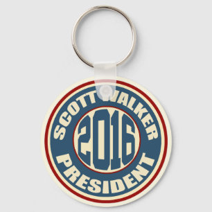 Scott Walker President 2016 Key Ring