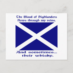 Scott Whisky St. Andrew Postcard