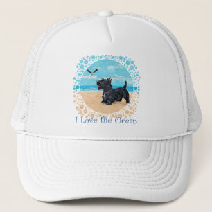 Scottie at the Beach Trucker Hat