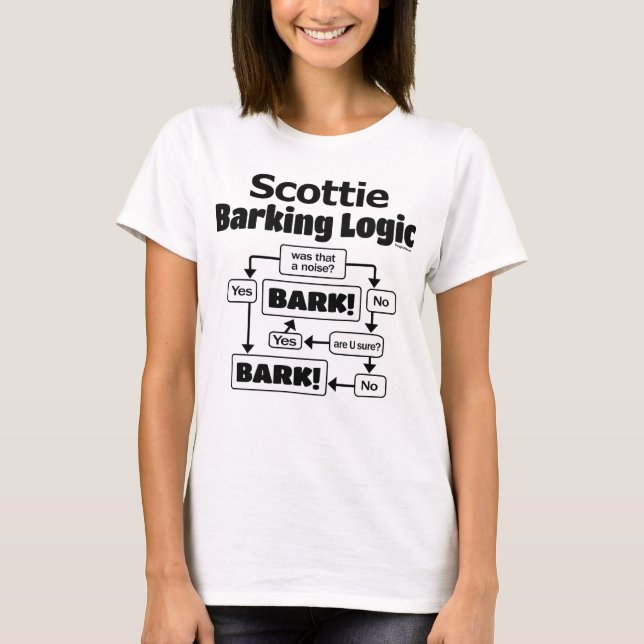 Scottie Barking Logic T-Shirt (Front)