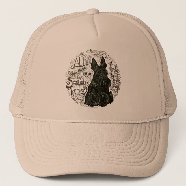 Scottie Basics Trucker Hat (Front)