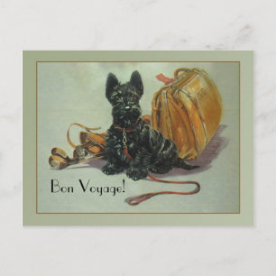 Scottie Bon Voyage Postcard