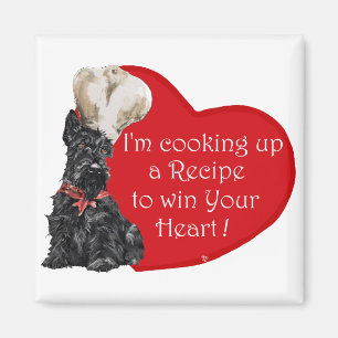 Scottie Chef  Valentine Magnet