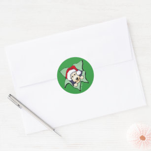 Scottie Christmas Stickers