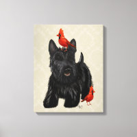Scottie Dog and Red Birds
