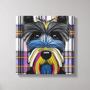 Scottie Dog Canvas Print