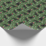 Scottie Dog Christmas Holiday Wrapping Paper<br><div class="desc">scottie dog,  scottish terrier,  scottie dog christmas,  scottie,  dog christmas,  santa paws,  scottie gift wrap,  scottie wrapping paper,  cute scottie dog,  dog christmas paper</div>