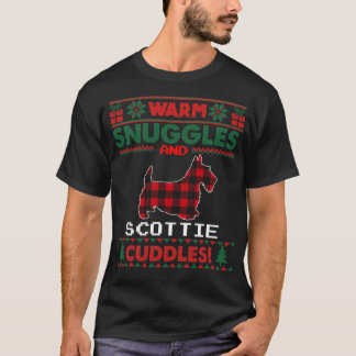 Scottie Dog Christmas Pajama  Ugly Christmas Sweat T-Shirt