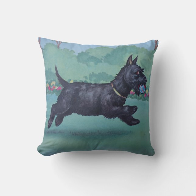 Scottie Dog Cushion (Front)