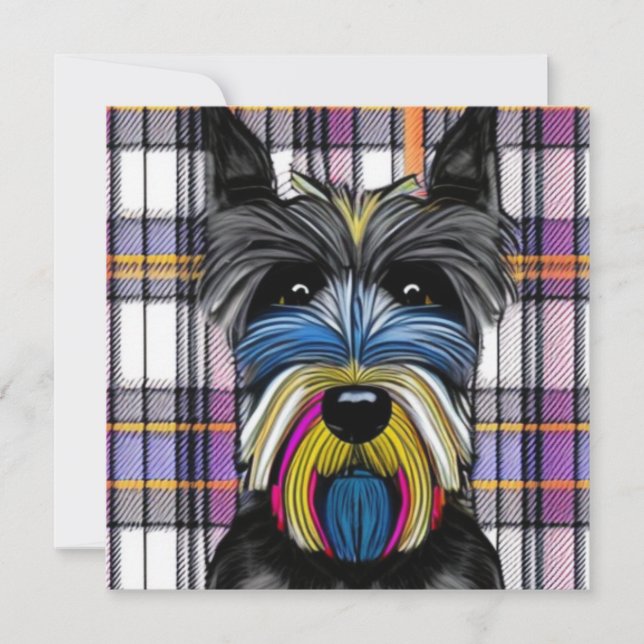 Scottie Dog Holiday Card (Front)