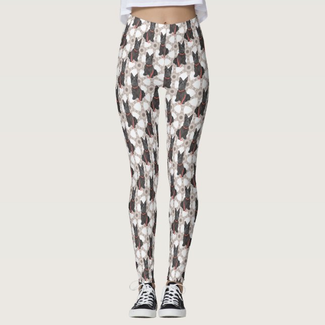 Scottie Dog Leggings (Front)