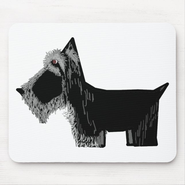 Scottie Dog Mouse Mat (Front)