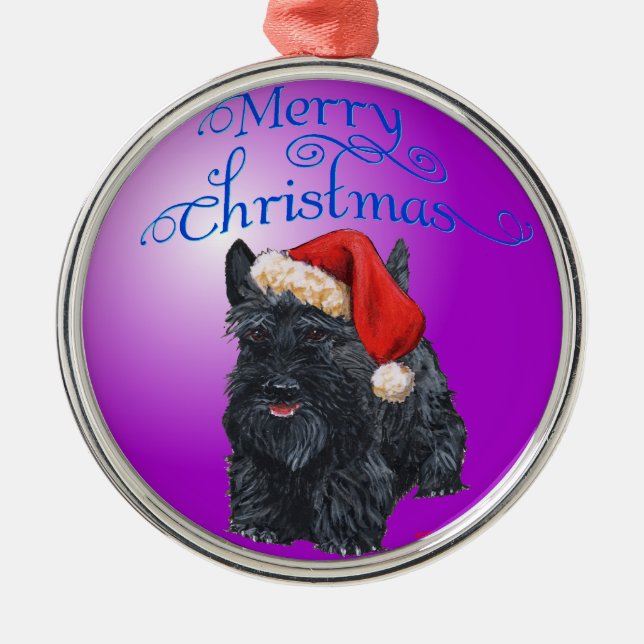 Scottie Dog Ornament (Front)