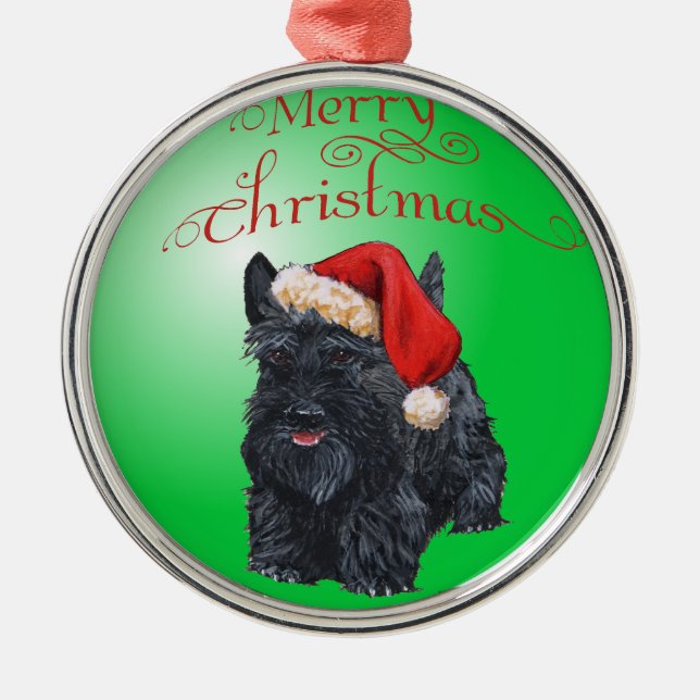 Scottie Dog Ornament (Front)