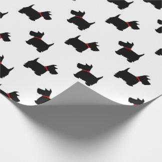 Scottie Dog Pattern Wrapping Paper