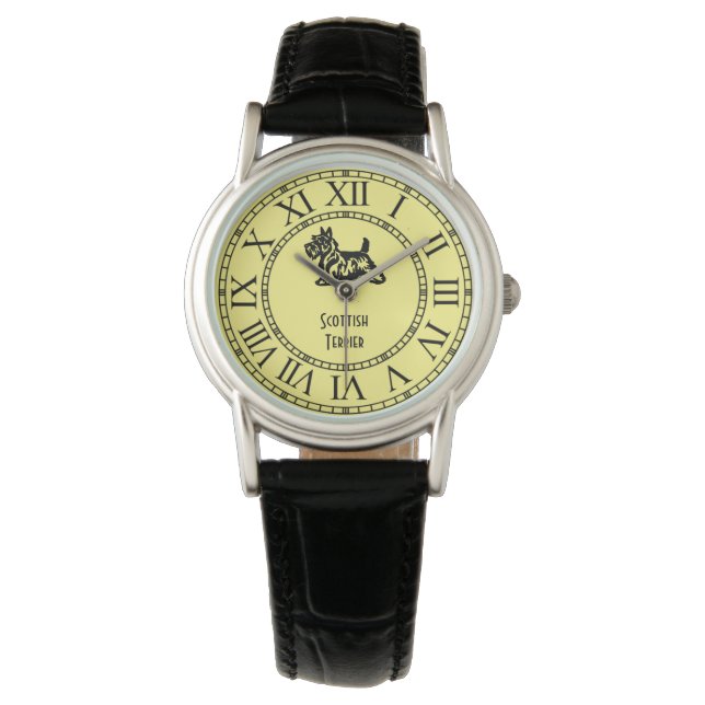 Scottie Dog Personalise Watch (Front)