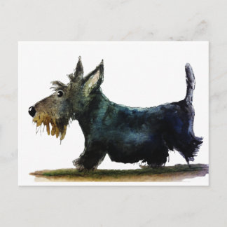Scottie Dog Postcard