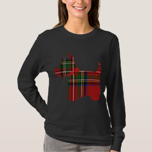 Scottie Dog Scottish Terrier Royal Stewart Tartan T-Shirt