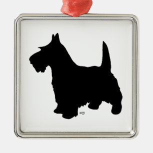 Scottie Dog Silhouette Ornament