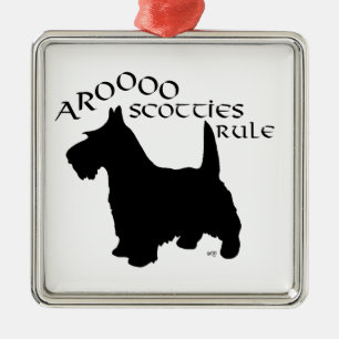 Scottie Dog Silhouette Ornament
