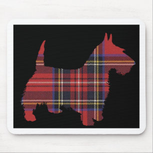 Scottie Dog Tartan Mouse Mat