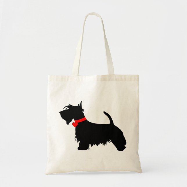 Scottie dog tote bag (Front)