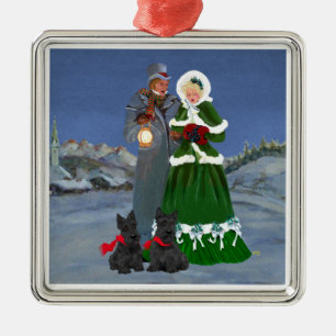 Scottie Dogs Family Ornament