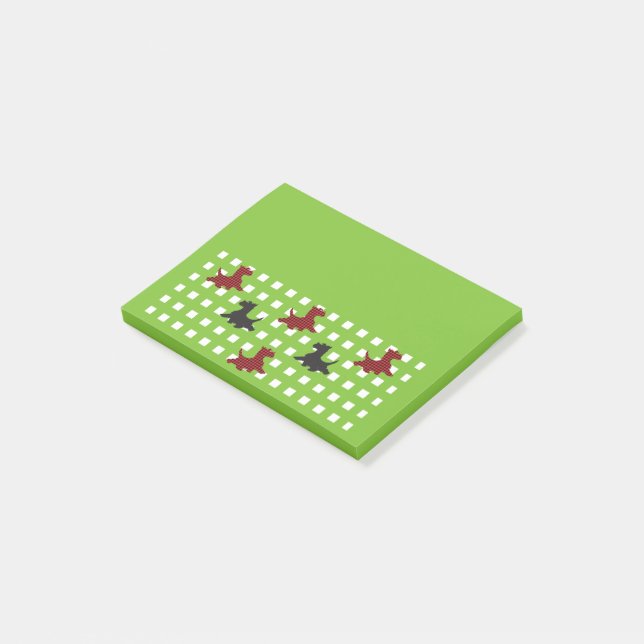 Scottie Dogs Post-it Notes (Angled)