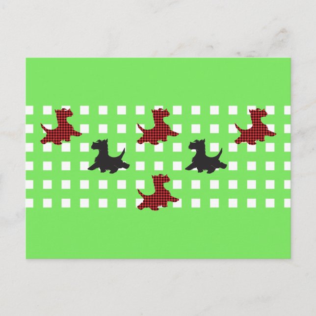 Scottie Dogs Postcard (Front)