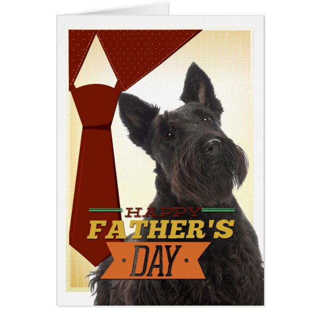Scottie Father's Day Card (Front)