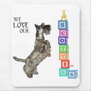 Scottie Finds a Prize Mouse Mat