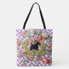 Scottie Floral Your Colour Herringbone