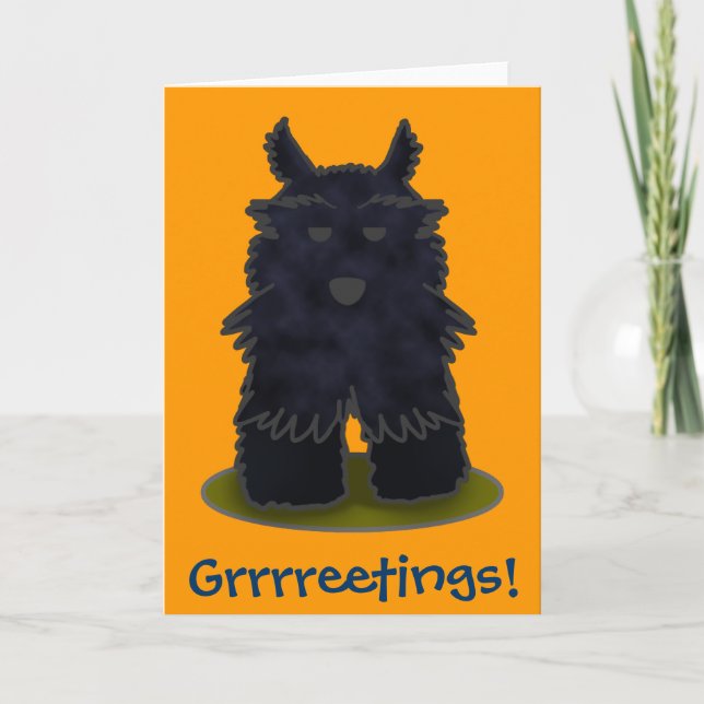 Scottie Grrrreetings! Card (Front)