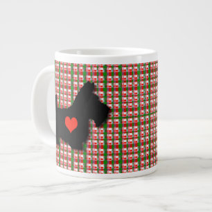 Scottie Heart Love Jumbo Mug