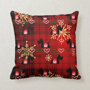 SCOTTIE Holiday Royal Crown Cushion