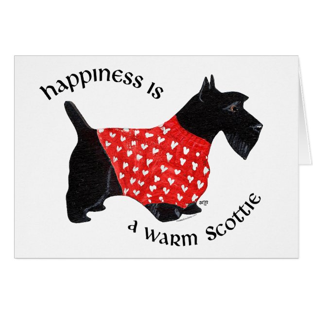 Scottie in Red Plaid Sweater (Front Horizontal)