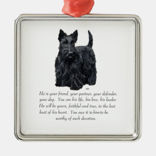 Scottie Keepsake Ornament - MALE