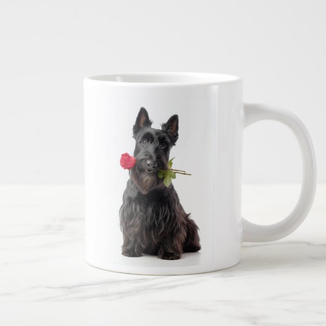 Scottie Love Large Coffee Mug (Right)