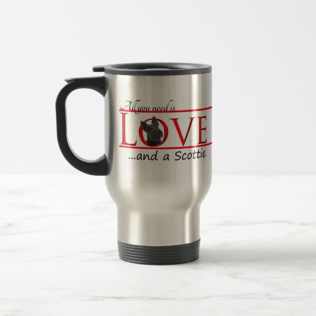 Scottie Love Travel Mug (Left)