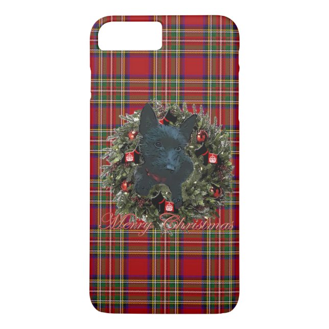 Scottie Merry Christmas Case-Mate iPhone Case (Back)