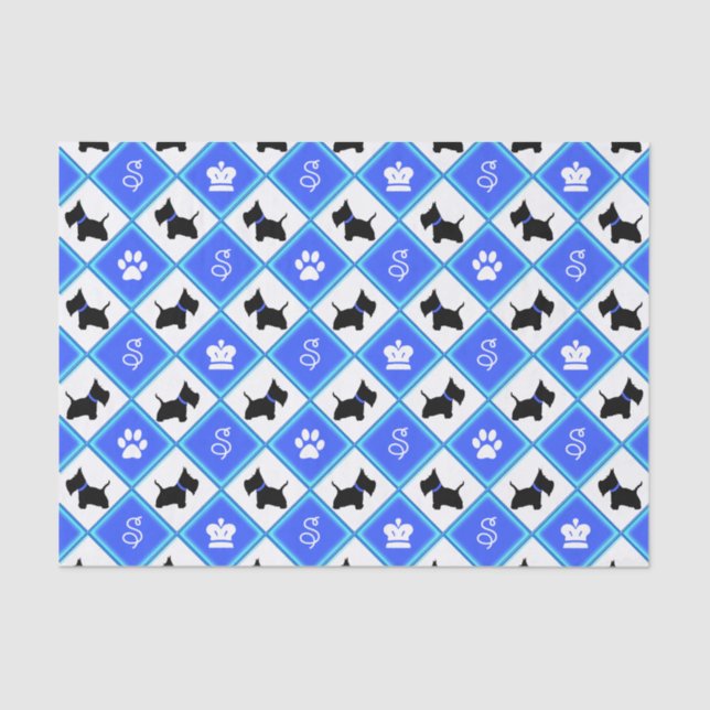 Scottie No 8 Tissue Paper (Front)