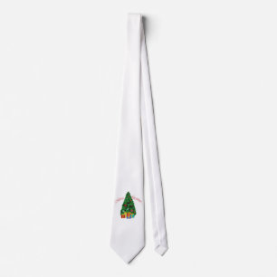 Scottie Ornaments Christmas Tree Tie