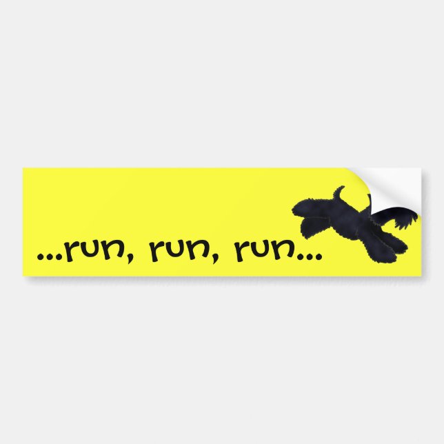 Scottie Run Bumper Sticker (Front)