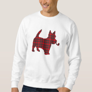 Scottie Scots Terrier Tartan Dog Sweatshirt