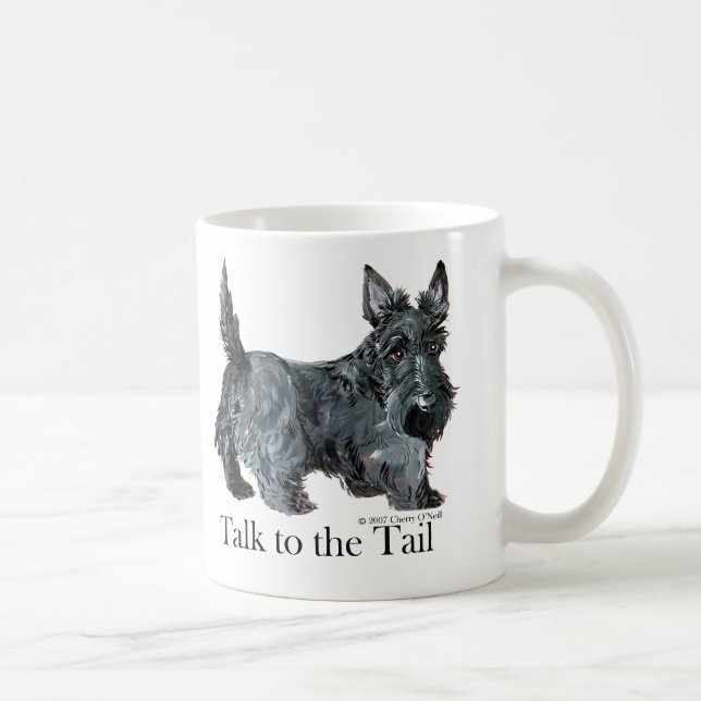 Scottie Talk to the Tail Coffee Mug (Right)