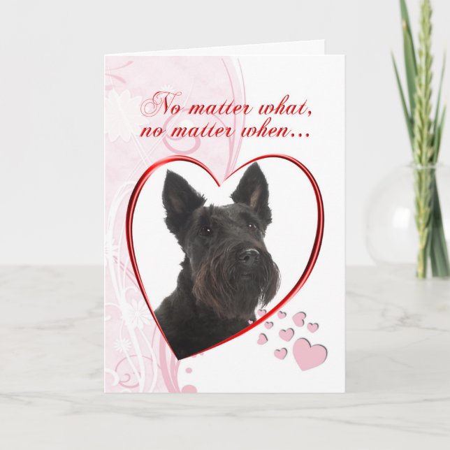 Scottie Valentine Holiday Card (Front)